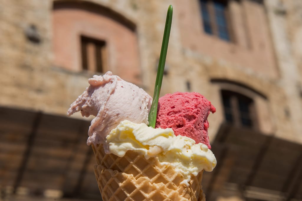 Gelato in San Gimignano